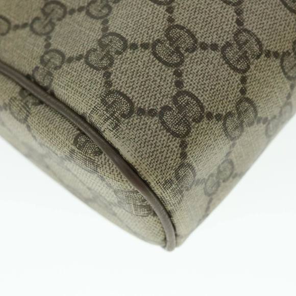 GUCCI GG Canvas Web Sherry Line Clutch Bag PVC Leather Beige Green Auth 54882 - Picture 16 of 16